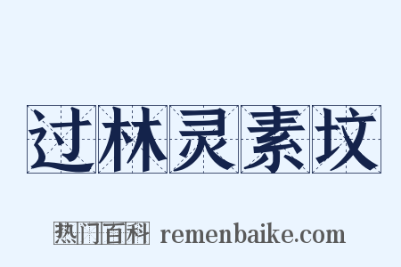 过林灵素坟是什么意思的图片